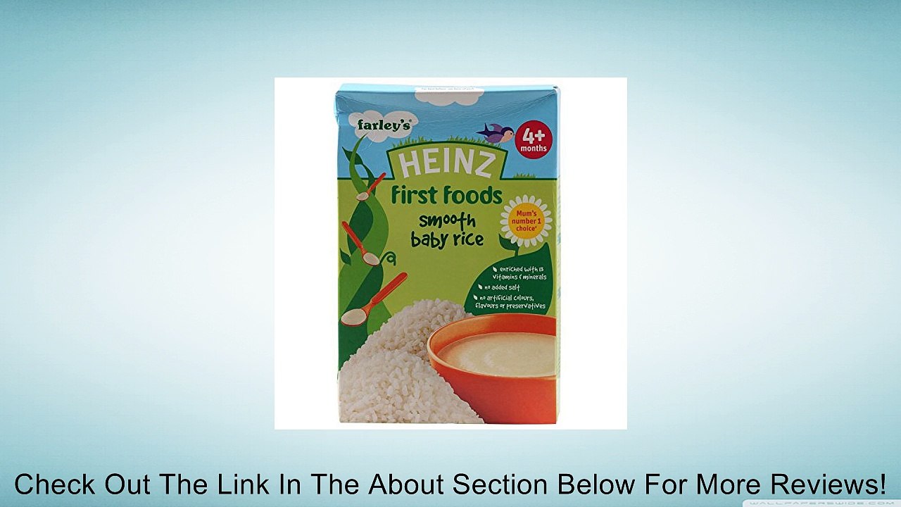 heinz first steps baby rice with garden veg