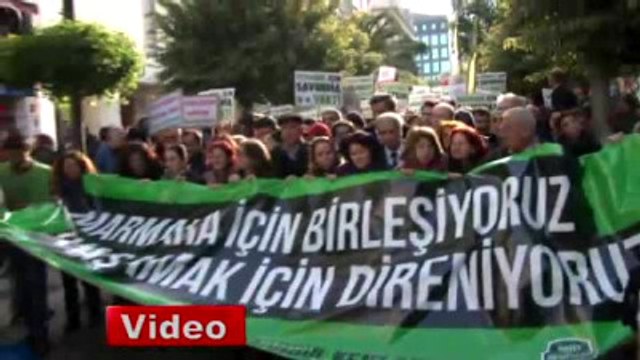 Kadıköy'de 'Doğa ve Kent' Mitingi