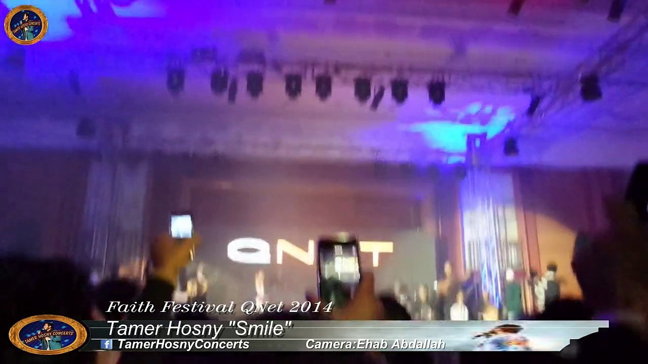 Tamer Hosny"Smile" - Faith Festival QNet 2014