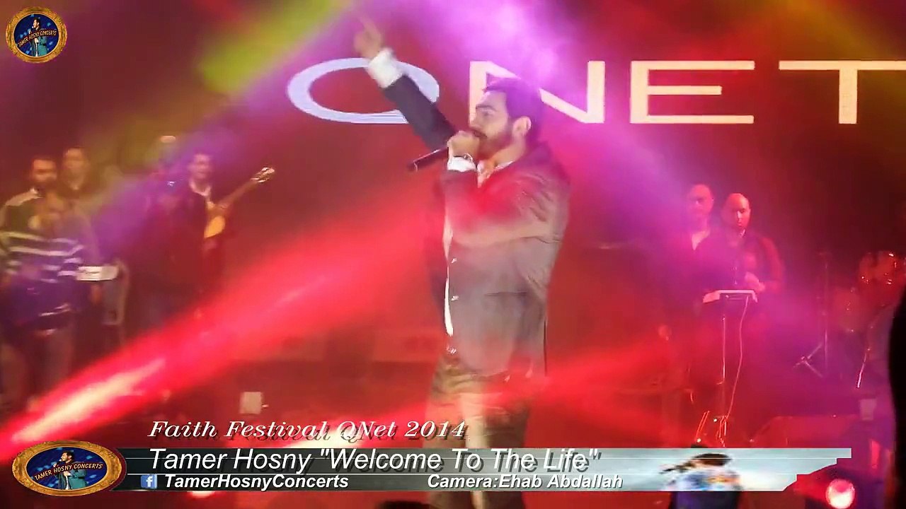 Tamer Hosny"Welcome To The Life" - Faith Festival QNet 2014