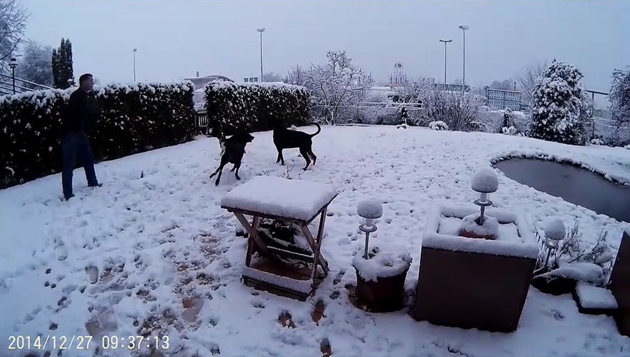 2014-12-28 Mein erster Schnee