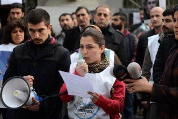 Uludere'nin Yıldönümünde Beyoğlu'nda Tabutlu Eylem