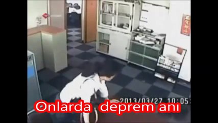 onlarda deprem paniği bizde deprem paniği