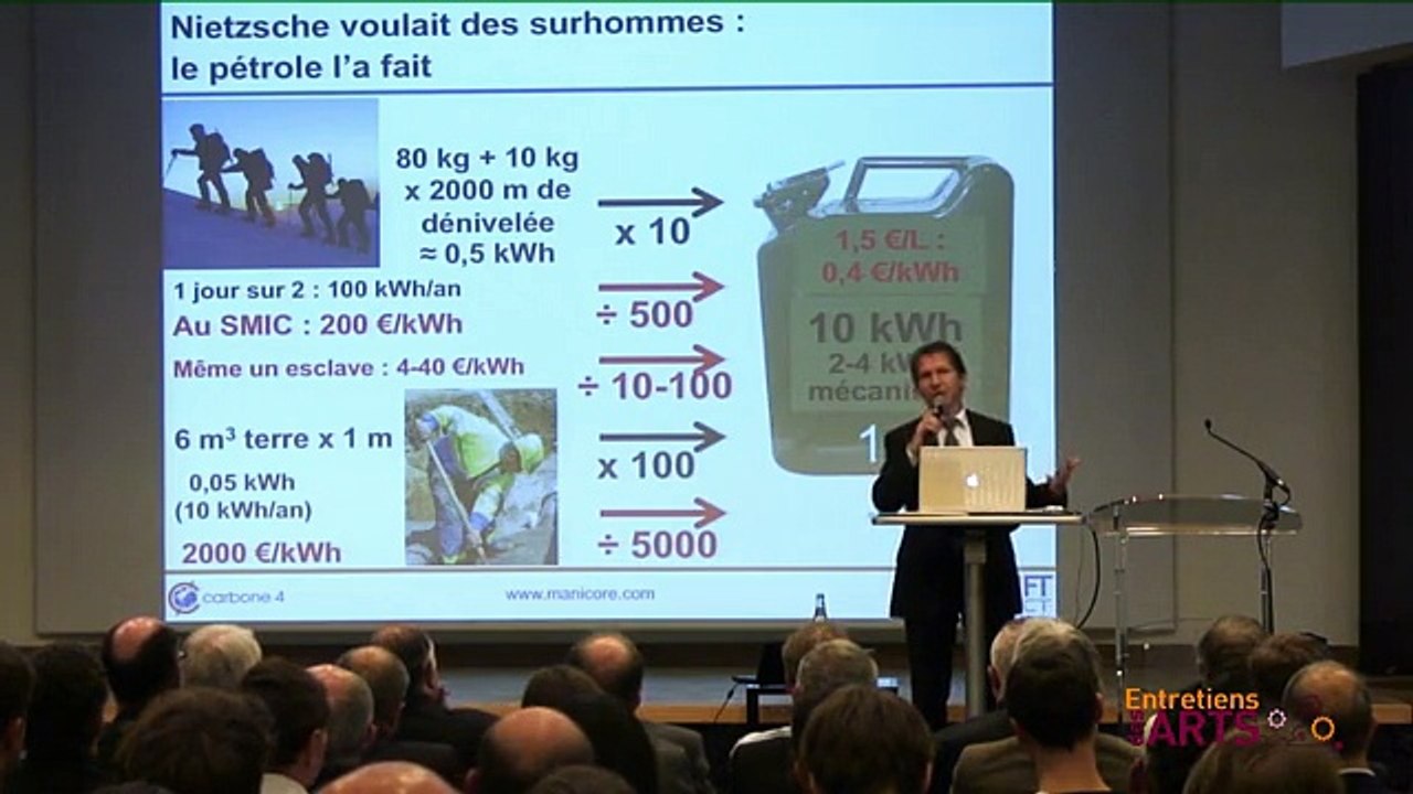 Jean-Marc Jancovici, "La transition énergétique, un choix évident ?", Arts & Métiers, Paris, 17 novembre 2014, 1 de 2
