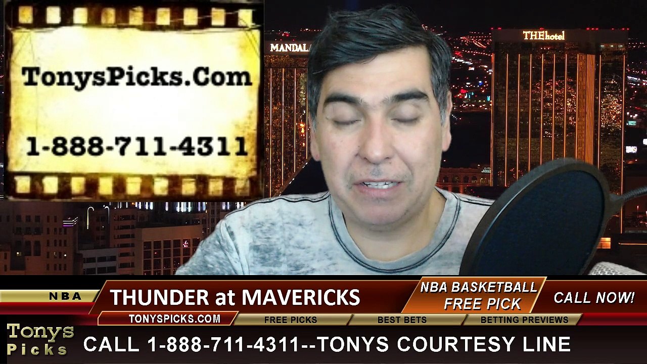 Dallas Mavericks vs. Oklahoma City Thunder Free Pick Prediction NBA Pro Basketball Odds Preview 12-28-2014