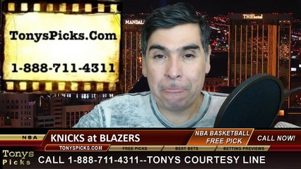 Download Video: Portland Trailblazers vs. New York Knicks Free Pick Prediction NBA Pro Basketball Odds Preview 12-28-2014