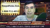 Syracuse Orange vs. Long Beach St 49ers Free Pick Prediction NCAA College Basketball Odds Preview 12-28-2014