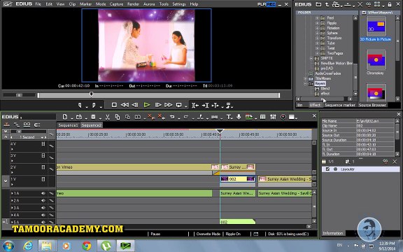 how to make a runing songs for wedding urdu tutorial. in edius