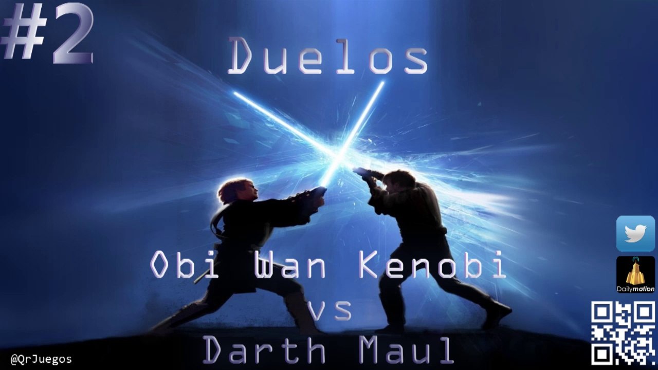 Star Wars El Poder de la Fuerza - Duelos - 100% Español #2 Obi Wan Kenobi VS Darth Maul