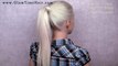 Braided ponytail hairstyle - cute everyday french braid for long hair Spring 2013 trend