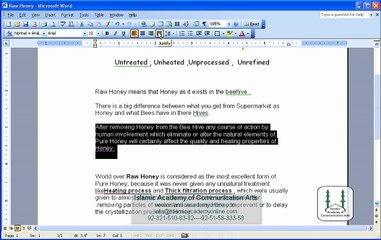 Free MS Word 2003 Training in Urdu- IACA (26)