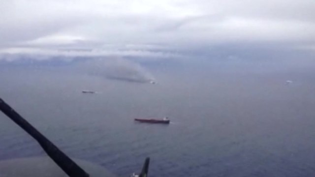 Rescue efforts underway for hundreds trapped on burning Italian ferry