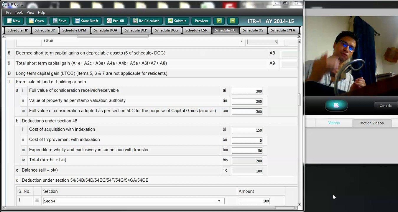 1050( Income tax ) How must one utilise funds lying in Capital Gain Account (Concept )