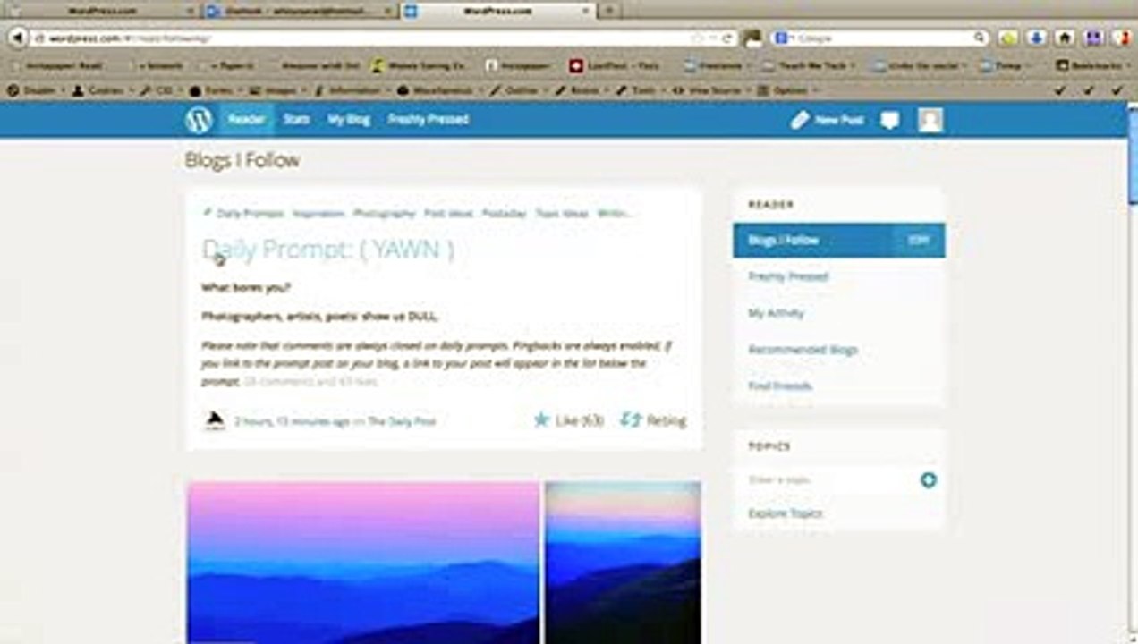 Creating a free Wordpress blog - tutorial for beginners (Low)
