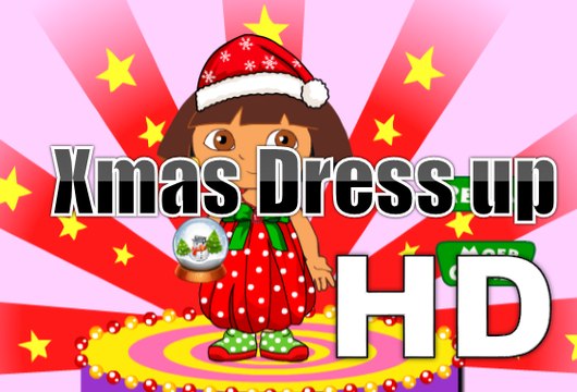 Dora the explorer Games - Dora christmas dress up Game - Walkthrough