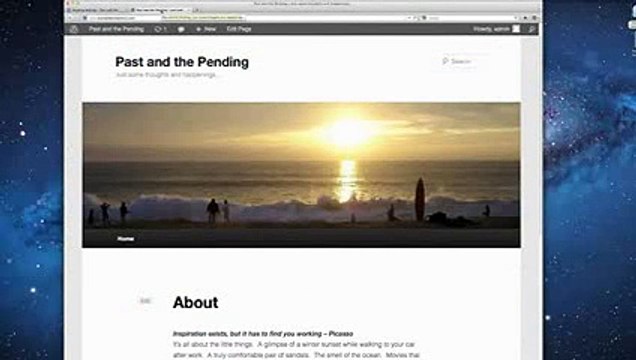 How to Make a Blog Posts in WordPress - Tutorial for Beginners 2014 (Low)