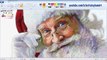 Unbelievably Realistic Microsoft Paint Art - Santa Claus Speed Painting Time Lapse