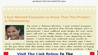 One Minute Herpes Cure Shocking Review Bonus + Discount