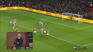 Papiss Cisse goal - Manchester United vs Newcastle United (26.12.2014) Premier League