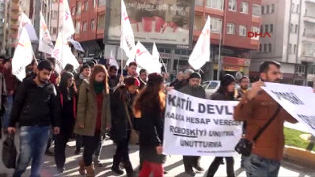 Çorum'da Hdp'liler, Uludere'de Ölenleri Andı