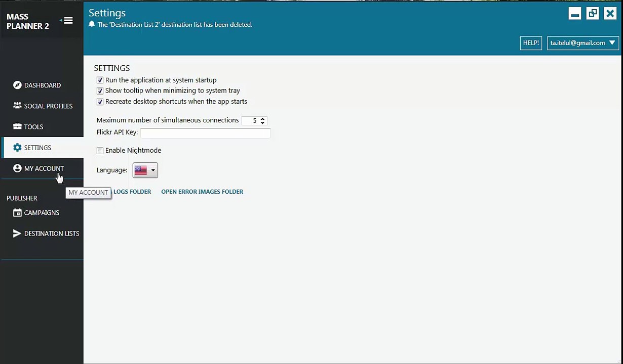 2. Mass Plannner 2 interface overview