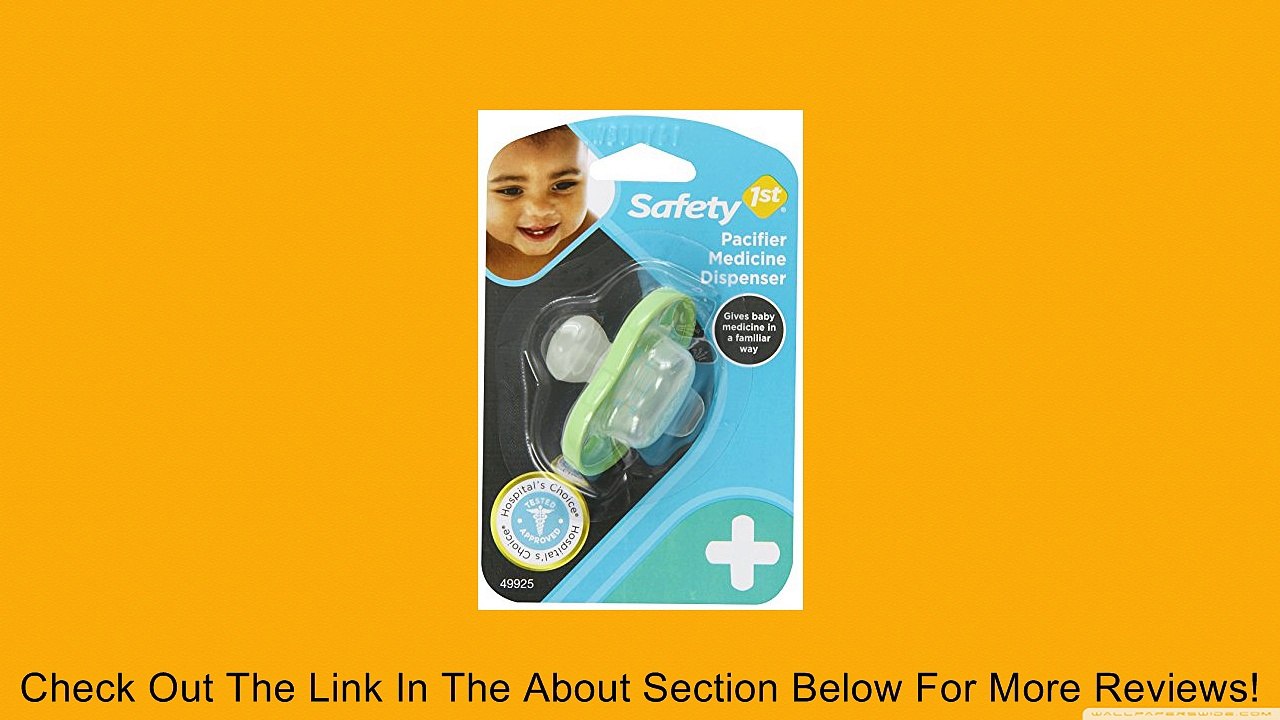 Safety 1st Pacifier Medicine Dispenser Review video Dailymotion