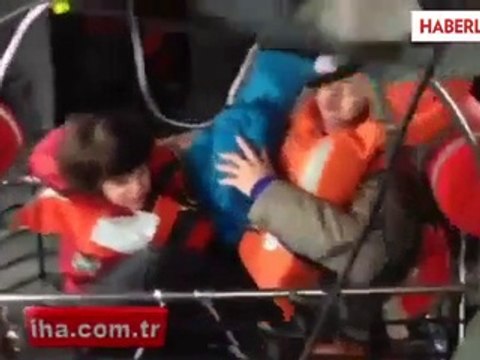 Yanan Feribottan Böyle Kurtarıldılar