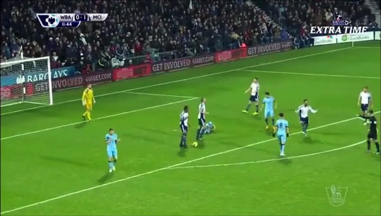Yaya Toure goal - West Bromwich vs Manchester City (26.12.2014) Premier League
