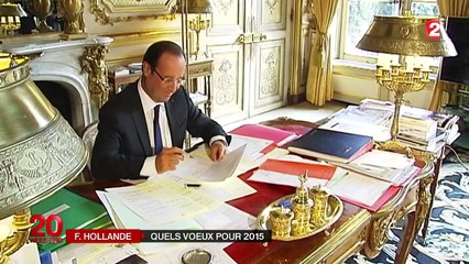 François Hollande renoue avec la tradition pour ses voeux de fin d'année