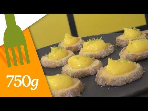 Recette des Sablés diamants au citron- 750 Grammes