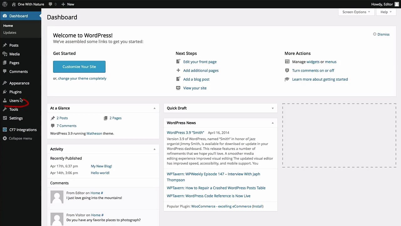 How to Create a User in WordPress
