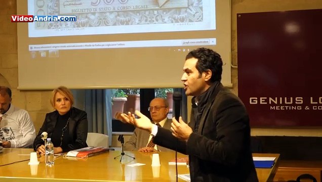 Ad Andria incontro sulla sovranità monetaria e principio di autodeterminazione