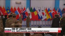 U.S., NATO end of mission in Afghanistan