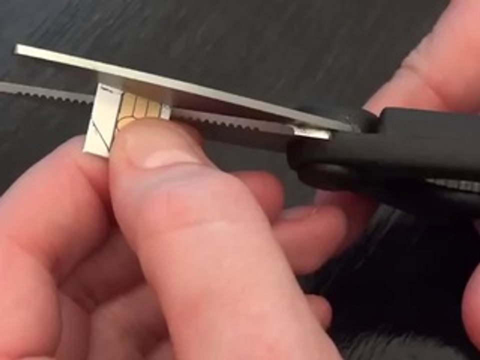 How to cut your SIM card (Micro SIM, Nano SIM - iPhone 5)