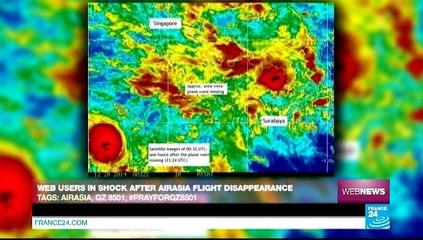 Web users in shock after AirAsia flight disappeareance