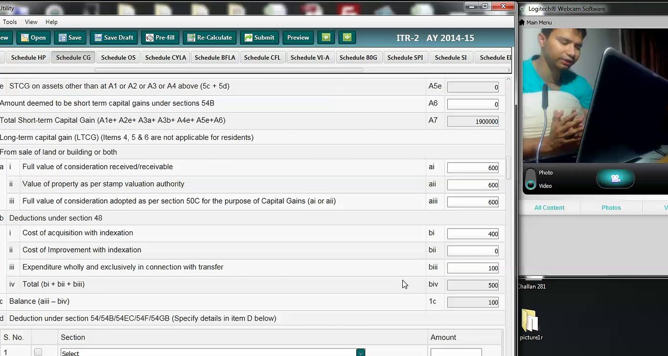 1092 (Income tax ) How do i save tax on gains from sale of house property