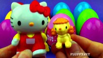Hello Kitty Surprise Eggs My Little Pony Littlest Pet Shop Peppa Pig Sonic the Hedgehog FluffyJet