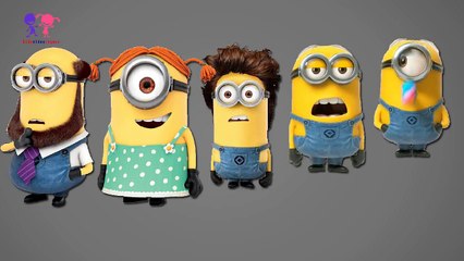 Despicable Me 2 Cartoon Finger Family Nursery Rhymes for Children | Animated English Rhymes for Kids