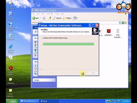 How to install 2015 FVDI ABRITES Commander For VAG VW Audi Seat Skoda Software USB Dongle