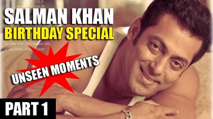 Salman Khan's BIRTHDAY SPECIAL | Unseen Moments In BOLLYWOOD