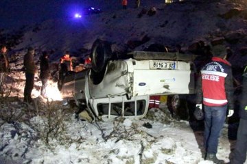 Şarampole Yuvarlanan Araçta 1 Kişi Öldü