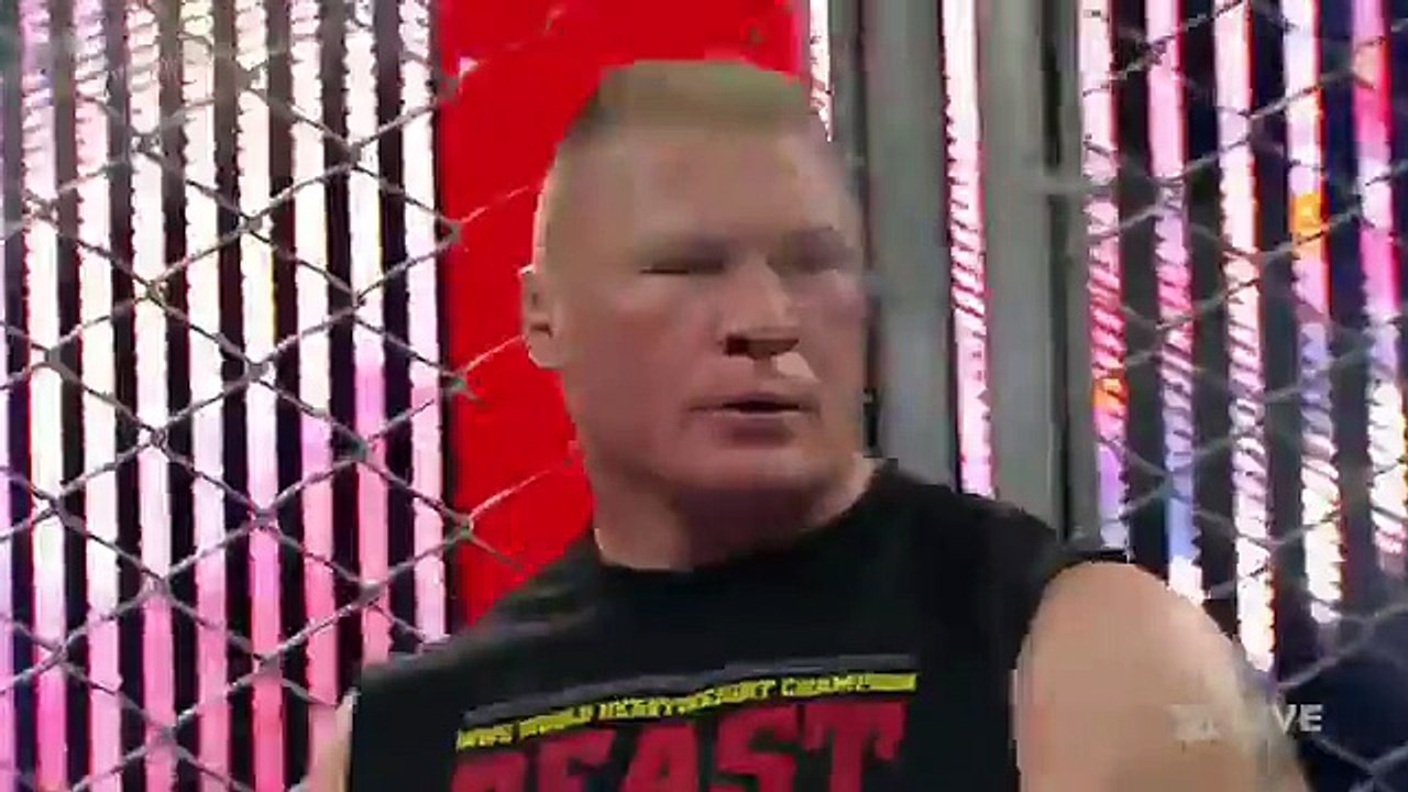 John Cena vs. Seth Rollins - Steel Cage Match- Raw, December 15, 2014