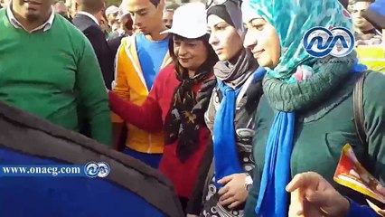 وزيرة العشوائيات تفتتح منظومة فصل مخلفات القمامة ببورسعيد