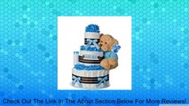 Diaper Cake - Darling Boy Theme Handmade By Lil Baby Cakes - Baby Boy Gift - Makes a Great Baby Shower Centerpiece Review