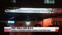 Ebola case confirmed in Glasgow hospital
