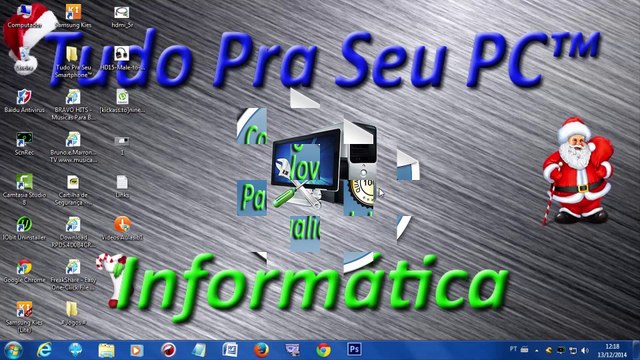 EXPLICAÇÃO - Deixar a area de Trabalho (Desktop) cheio de icones, pode deixar o PC lento