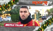Galatasaraylı futbolculardan yeni yıl mesajı!...