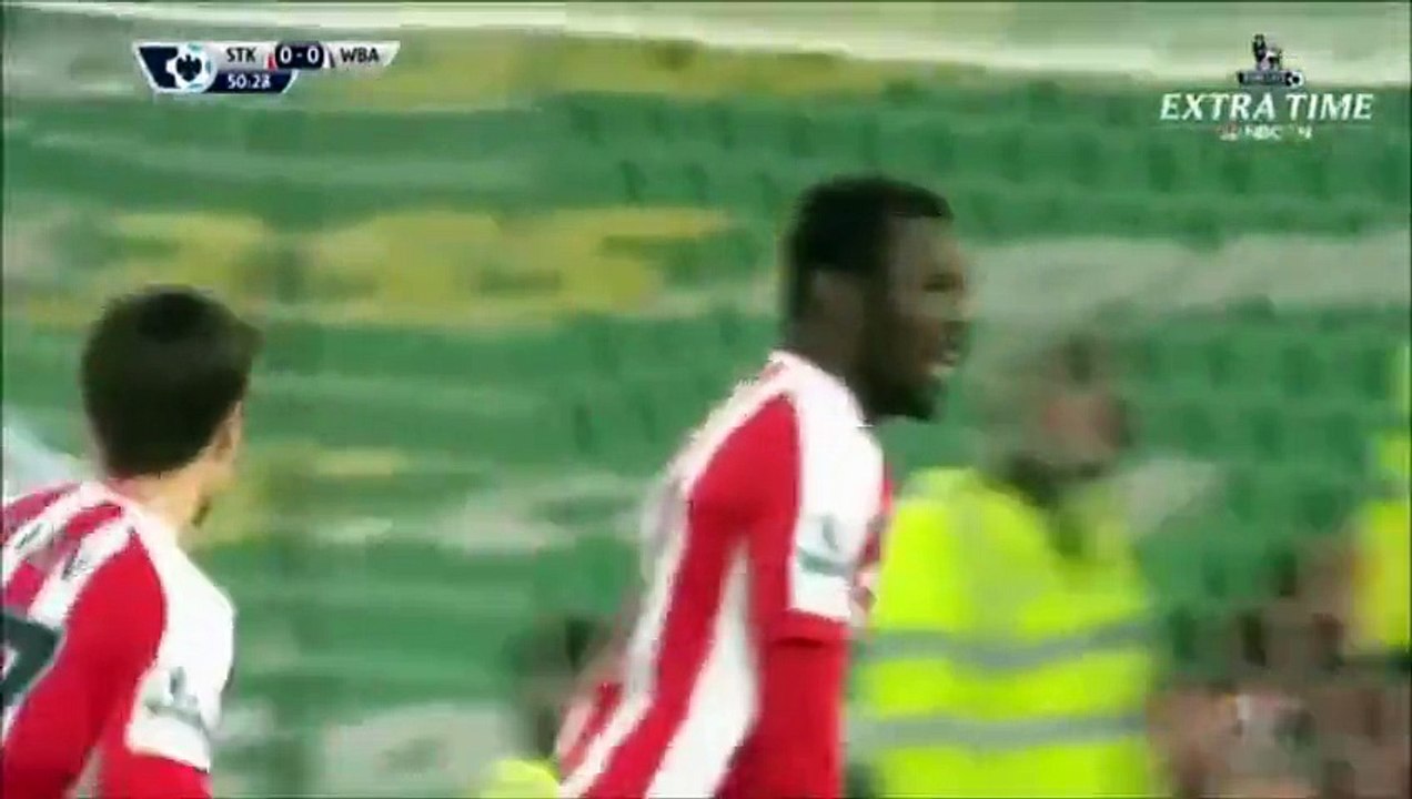 Mame Biram Diouf goal 2 - Stoke City vs West Bromwich (28.12.2014) Premier League