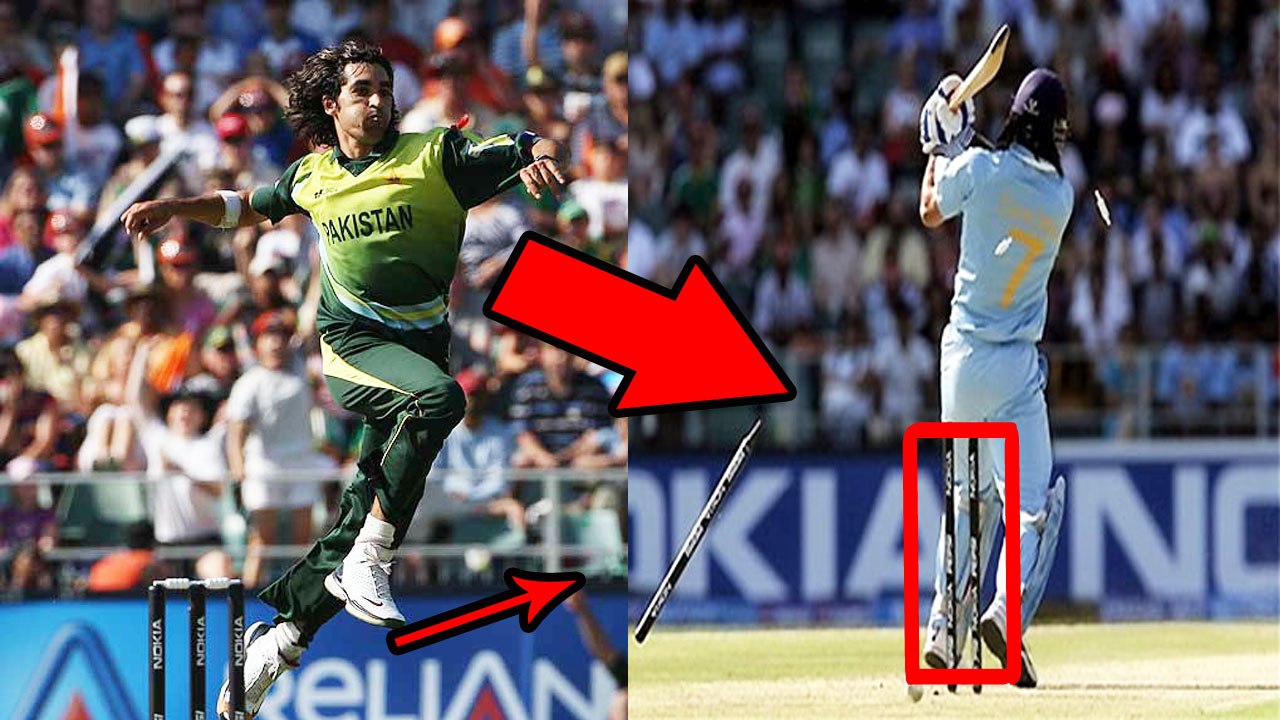 M S Dhoni Helicopter Crashed By Umar Gul The Gul-Dozer