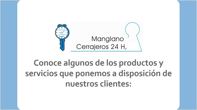 Cerrajería Manglano - Copia de llaves Madrid - Cerramientos Toledo - Apertura de vehículos